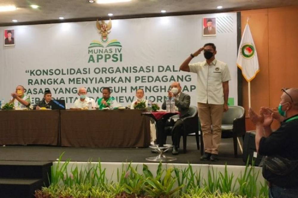 Sudaryono terpilih sebagai Ketua Umum APPSI (Asosiasi Pedagang Pasar Seluruh Indonesia)