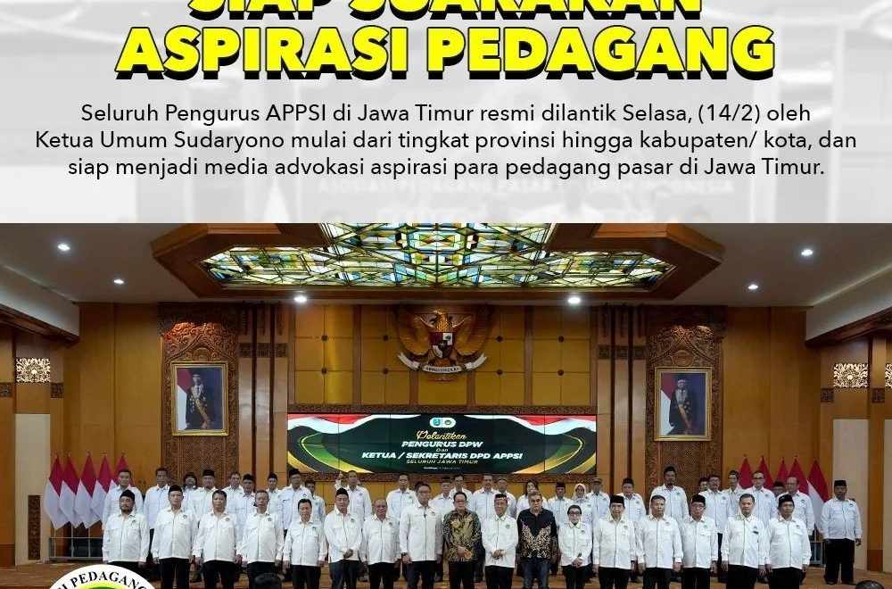 Pelantikan Pengurus DPW APPSI Jawa Timur