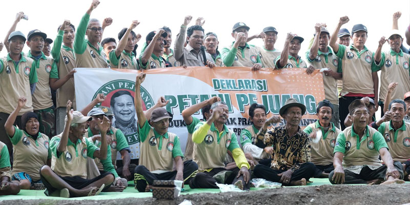 Petani Pejuang Papera Pemalang Deklarasi Dukung Prabowo Presiden