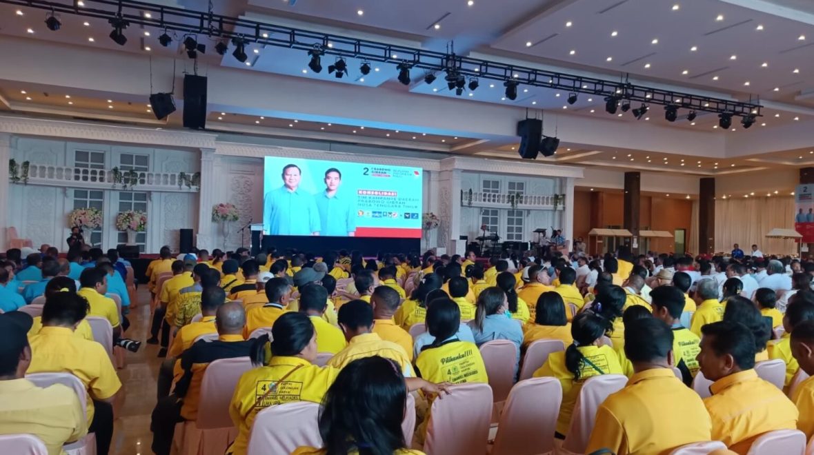 TKD Prabowo-Gibran NTT Gelar Konsolidasi, Hadirkan Ribuan Caleg dan Kader Parpol KIM