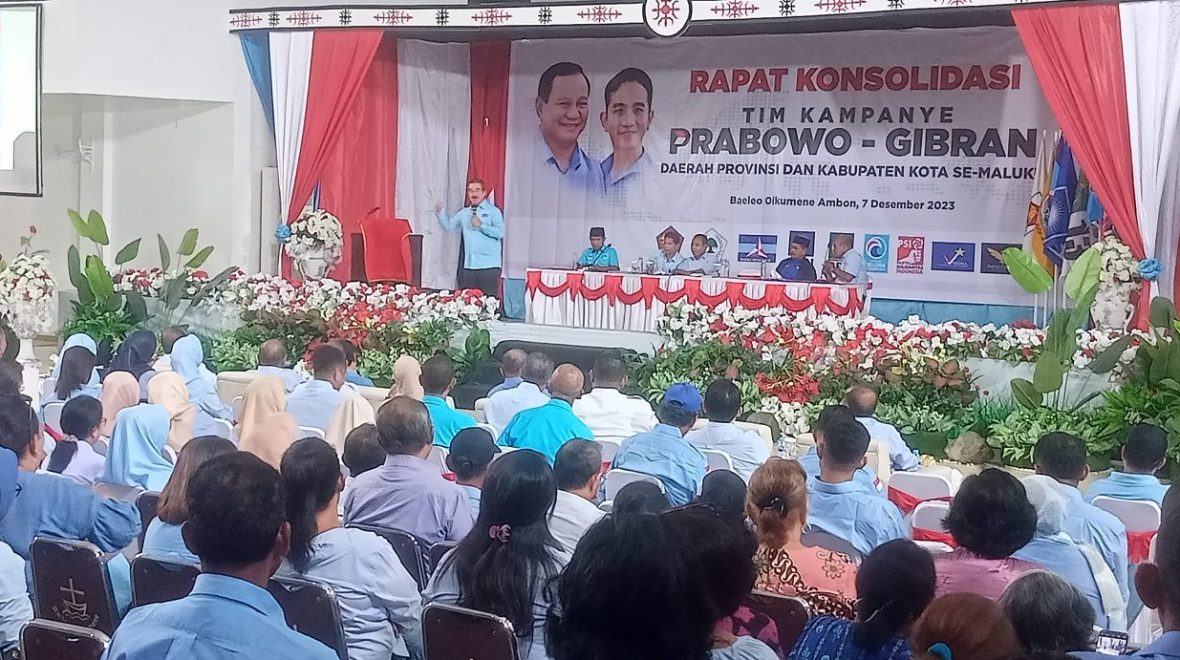 Konsolidasi TKD Prabowo-Gibran di Maluku, Menang Satu Putaran “Harga Mati”
