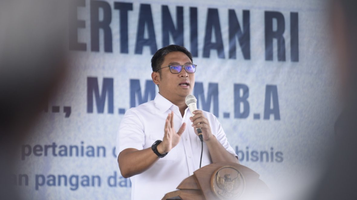 Wamentan Sudaryono Ajak Petani Milenial Banyuwangi Ikut Percepat Swasembada Pangan