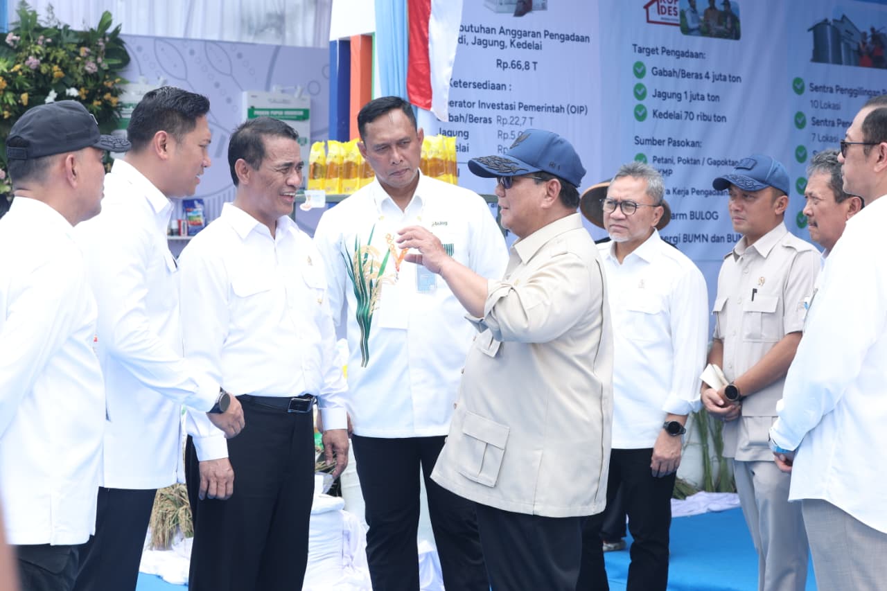 Swasembada Pangan 2025, Guyonan Prabowo ke Sudaryono Jadi Pembuka Tawa