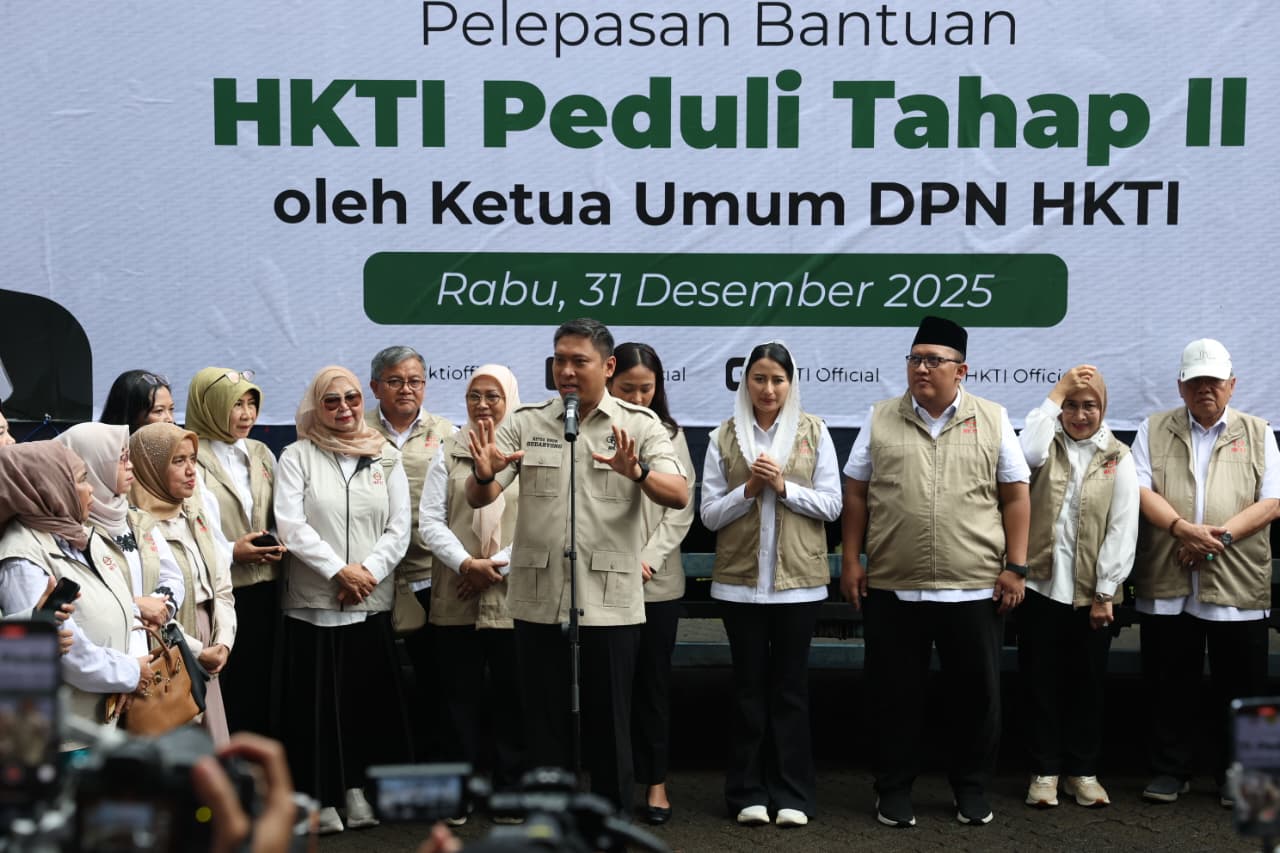 Wamentan Sudaryono Lepas Bantuan HKTI Peduli Tahap II untuk Korban Bencana di Aceh